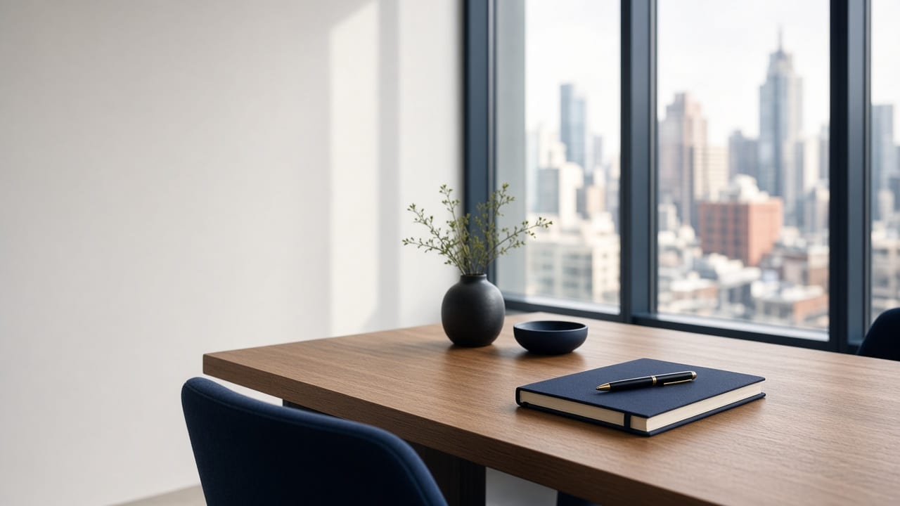 Quiet consultation room with natural light — atmospheric image, not a photo of the firm’s staff or clients